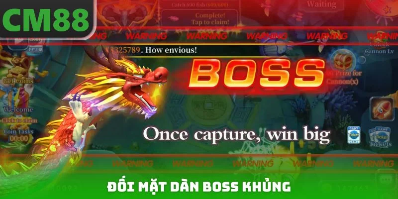 Đối mặt dàn boss khủng
